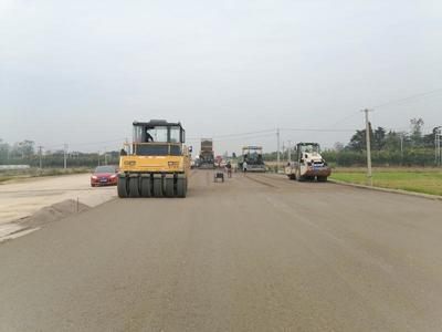 節(jié)日不停工，S210省道建設(shè)按下“快進鍵”