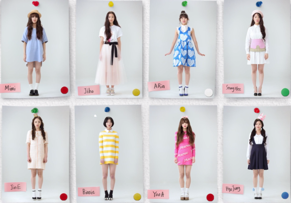 B1A4師妹團OH MY GIRL出道 8人8色可愛魅力