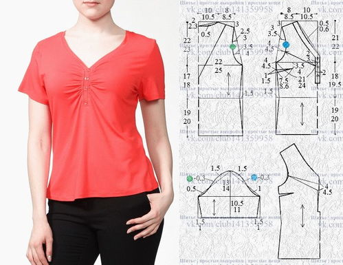 服裝工藝 半身裙 t恤圖紙整理